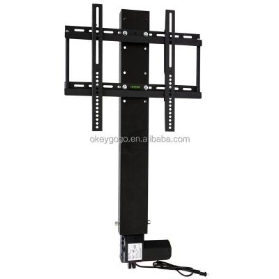 China Dripproof Motorized TV Mount Lift With Radio Remote Control Large Screen 26-75 Inch TV for sale