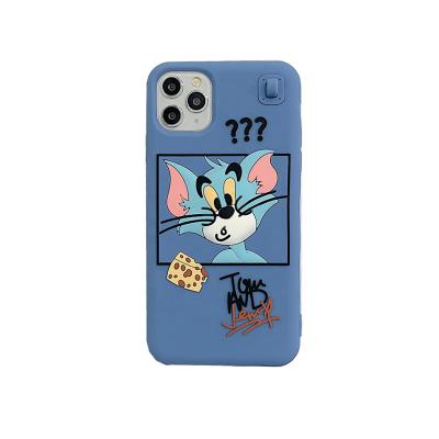 China New Release 3D Cartoon Tom Anti-drop and Pattern Customized Case jerry 11 12 Pro Max Cell Phone Case Sublimation Cell Phone For iphone for sale