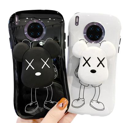 China Hot Cute Anti-drop Sale Bear Sublimation Cell Phone Violent Silicone Customized Case 11 12 Pro Max Cell Phone Bags And Case For iPhone for sale