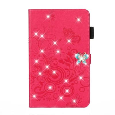 China hot sale Anti-fall flower butterfly pattern customized pad i mini pro 11 10.2 12.9 2021 tpu+leather tablet case for ipad air notebook le pro for sale