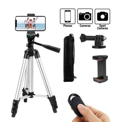 China Hot Sale 360 ​​Rotate PORTABLE Flexible Selfie Stick Foldable Custom Mobile Phone Camera Tripod with Remote Control and Phone Holder Tripod for sale