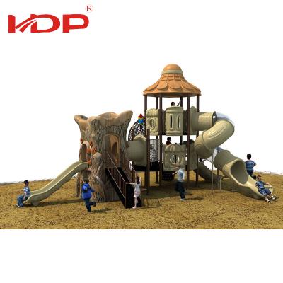 China Plastic 3-12 Years Old Kids Have Fun Custom Outdoor Adventure Playground For Garden for sale