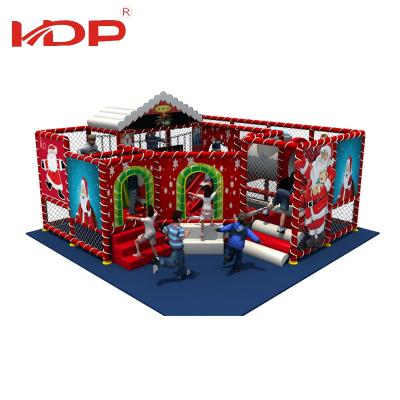 China 3-14 Years Old Christmas Theme Small Children's Indoor Playground Soft Ball Pool Playground Equipment for sale