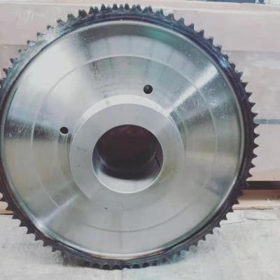 China Hotels Factory Design 16B-76T Custom Large Double Chain Sprocket Sprocket For Garbage Removal Equipment for sale