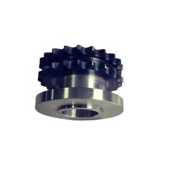 China Hotels best selling conveyor machine parts sprocket and chain sprocket gear with hub for combine harvester for sale