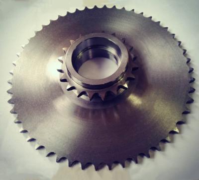 China High quality non-standard hotels industry idler chain sprocket double chain sprocket with backing hole for sale