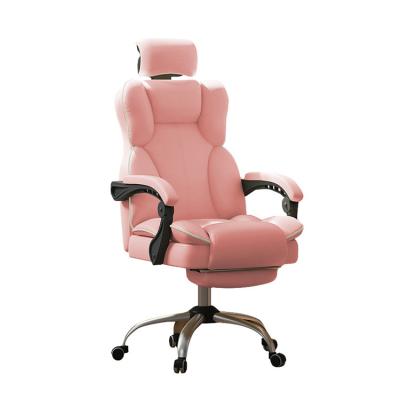 China Adjustable Backrest (Height) Office Chair European Style Business Chair White Plastic Swivel Office Chair for sale