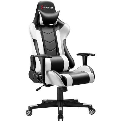 China Ergonomic Style PU Leather Convertible Racing Racing Gaming Chair Racing Gamer Chair PC Gamer Gaming Chair for sale