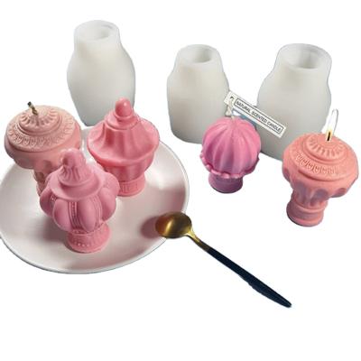 China Viable Fusimai Molds New Scepter Crown Head Decorative Creative Silicone Candle Molds for sale