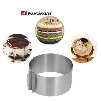 China Fusimai Sustainable Round Molds Stainless Steel Heat Resistant Baking Tools Decor 6