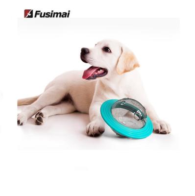 China Fusimai Viable Disjointed Interactive Durable Food UFO Train Pet Driver Dog Bite-Resistant Chew Treats Toy for sale