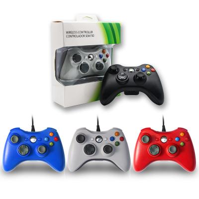 China VIBRATION MOTOR Gamepad For Microsoft Xboxes 360 Controller Wired Joystick Joy Pad USB Gaming Pad Controller For Xboxes 360 Console and PC for sale