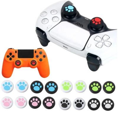 China Anti-Slip Silicone Analog Thumb Sticks Grips For Sony PlayStation 5 For PS4 3 Slim Pro Controller Cover For Xbox One X S Accessories for sale