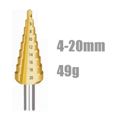 China Cheap wood drilling factory price 4-20mm step drill for sale