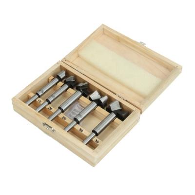 China TOOLON Fast Working Tools Boring Bit Drill Set 5Pcs/Set 15-35mm Wood Drilling Accessories Household Woodworking Tool Kit Drill Bit for sale