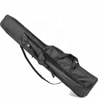 China Best Business Price Travel Folding Fishing Rod Case Canvas Fishing Pole Tools Storage Bag Fishing Tackle Tackle Bag for sale