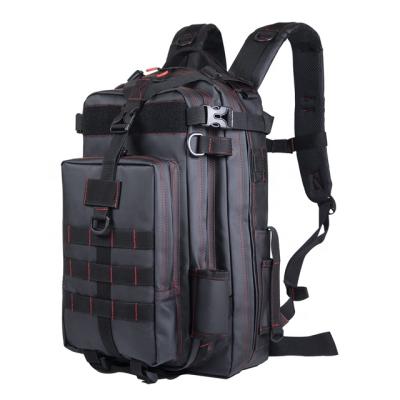 China Waterproof Reel Fishing Backpack Tackle Bag Storage Bag for Fishing Tackle Bag for sale