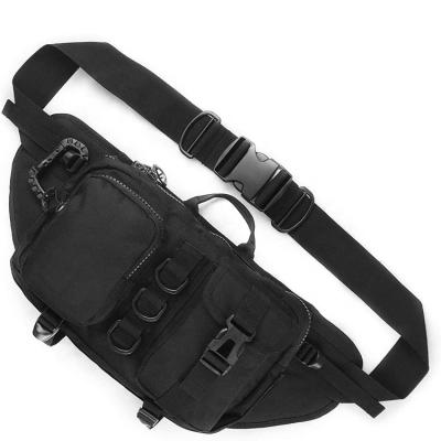 China Waterproof Tactical Fanny Waist Pack With Shoulder Sling Waist Bag and Trunk Bag for Outdoor for sale