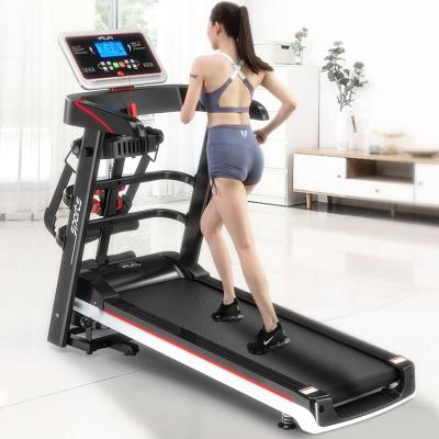 China 2021 Upgrades Home Treadmill With Massage Machine Dumbbell Home Fitness Treadmill for sale