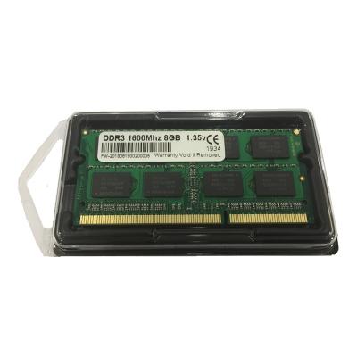 China Original So-dimm chips PC12800 1600mhz memoria ram ddr3L 8gb ram laptop for 1.35v for sale