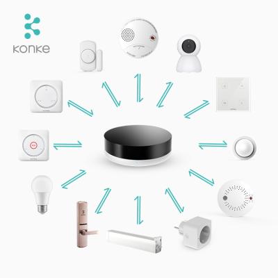 China Konke Wifi iot Home Automation Curtain Lighting Door Hotel Residence Alarm Smart Home Security System for sale