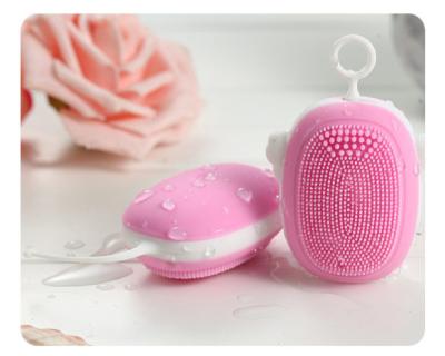 China Waterproof Silicone Facial Cleansing Brush Pink / White / Black 3 Speed Gear Pulse for sale