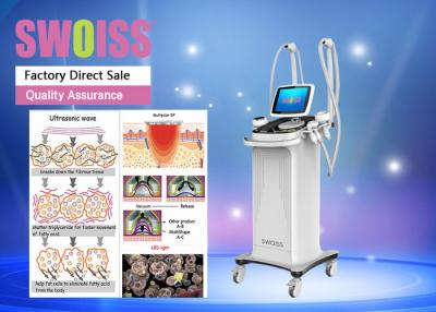 China White Ultrasonic Slimming Machine Frequency 1-15Hz With Ultra Pulsed Vacuum System for sale