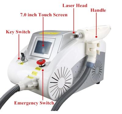 Chine 40 - Portable de machine de retrait de tatouage de laser du commutateur 1200MJ Q pour le retrait de pigment à vendre