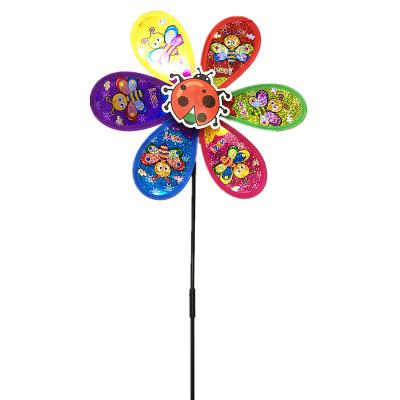 China Popular Children's Toy Windmill Single-Layer Instant Windmill Garden Decoration Small Windmill for sale