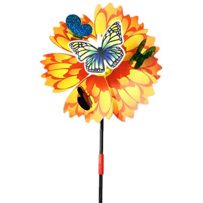 China Decorations Flower Shape Windmill Pinwheel Small for Kids Holding Toys and Activities as Gifts, Decorations for sale