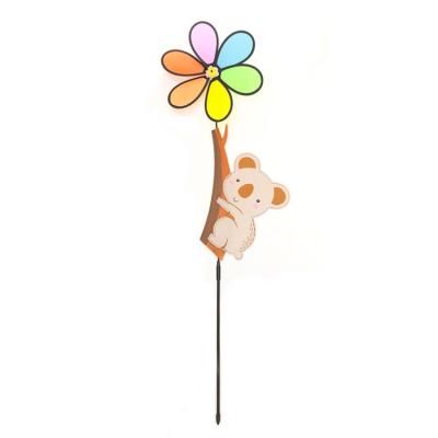 China Outdoor Decorations Toy Kangaroo Tree Windmill Park Exhibit Decorative Windmill, Children's Toy Windmill for sale