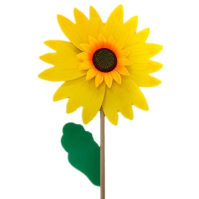 China Cartoon Toy Windmill 36cm Sunflower Outdoor Activity Decoration Garden Best-Selling Windmill for sale