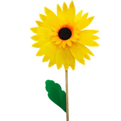 China Cartoon Toy Windmill 46cm Sunflower Garden Decoration Best-Selling Display Large Windmill Do Activities Can Be Used Large Windmill for sale