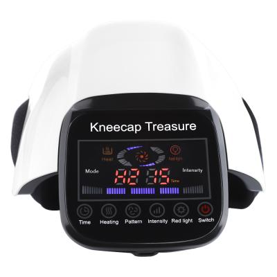 China Professional manufacture knee massager function massagerred light knee therapy usb rechargeable knee massager with heat for sale