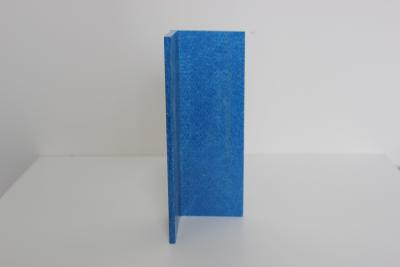 China Blue FRP Pultruded Profiles Sections 4.8mm 0.29kg/m for sale