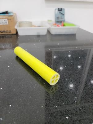 China 12mm Eco Fiberglass Round Tube Anti Corrosion for sale