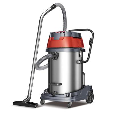 China Hotels 80/100 Liter 2 Stage Multifunctional Stationary Wet Dry Industrial Vacuum Cleaner Machines for sale