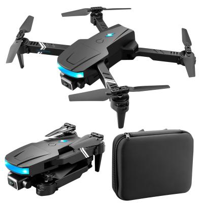 China 2021 Headless Mode Wholesale Mini Drones With 4K HD Camera Lens Dual Cam Pocket Drone With LED Light WIFI RC Flat Toys for sale