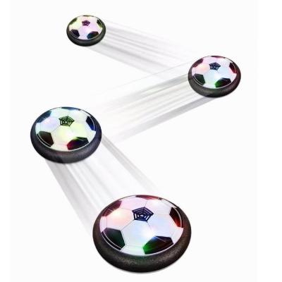 China Promotional Gifts LED Electric Indoor Floating Soccer Ball Football Hover Toys For Kids Parent-child Funny Game Interactive Toys for sale