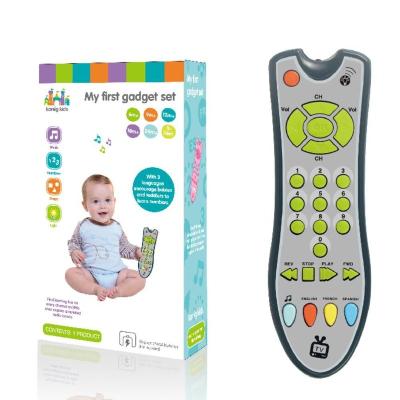 China Playing Baby TV Simulation Remote Control Toys With Educational Music Cognitive Education Toy Kindergarten for sale