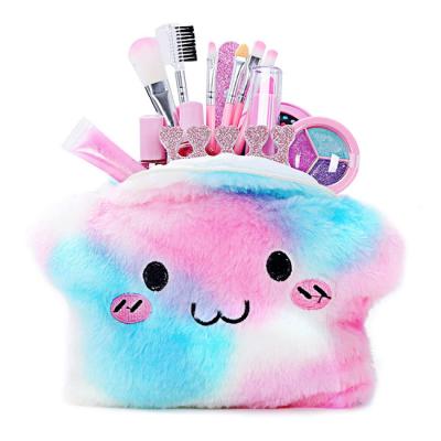 China 2021 Nail Polish Toy Set Make Up Game Toy Play Set For Girls Multifunctional Colorful Make Up Bag Non-Toxic Cosmetic DIY Girls Pretend Toy for sale