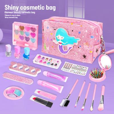 China Nail polish toy set 2021 Amazon girls makeup product kids cosmetics set toy for sale