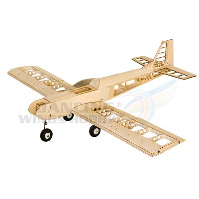 China RC Model Dancing Wings Hobby RC Airplane Balsawood Aeromodelling Laser Cut Wingspan 1.4M PE Power Training Plane Model for sale