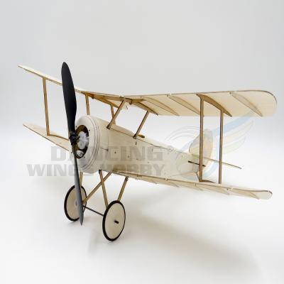 China Wholesale RC Model Factory Dancing Wings Flat Planes Kit Aeromodelling Hobby Sopwith Puppy RC Balsa Wood Kit 378mm Warbird for sale