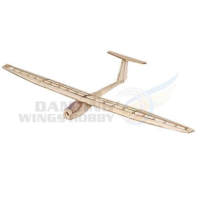 China Griffin 1.5M Wingspan Laser Cut Gliders Gliders Balsawood Airplane Electric Power Flat Plane Model DW Hobby RC Model Flight RC Model for sale