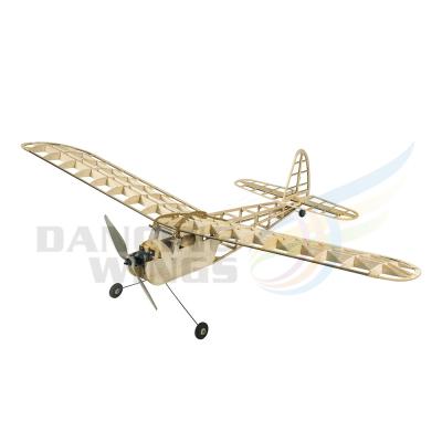 China RC Model DW Hobby Blasawood Laser Cut Flight Kit 1150mm Wingspan Girl Cute Glider Balsa Training RC Airplane Old Timer Original for sale