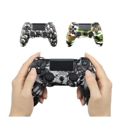 China MOTOR VIBRATION Factory New Gamepads Gamepads 4 Joystick Radio BT Wireless Game Console Directly For PS4 Game Controller From Superblue for sale