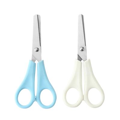 China Black Customize Any Color Stainless Steel With Safety Plain Printable Kids Pattern Scissors Cartoon Scissors for sale