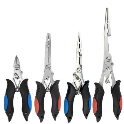 China Durable Creative Fishing Pliers With Color Double Handle Multifunctional Fishing Tackle Tools Gear With Locking Device for sale