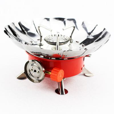 China Self-driving Lotus Stove Tea Boiling Water Windproof Outdoor Stove Outdoor Camping Stove Gas Gas Stove for sale